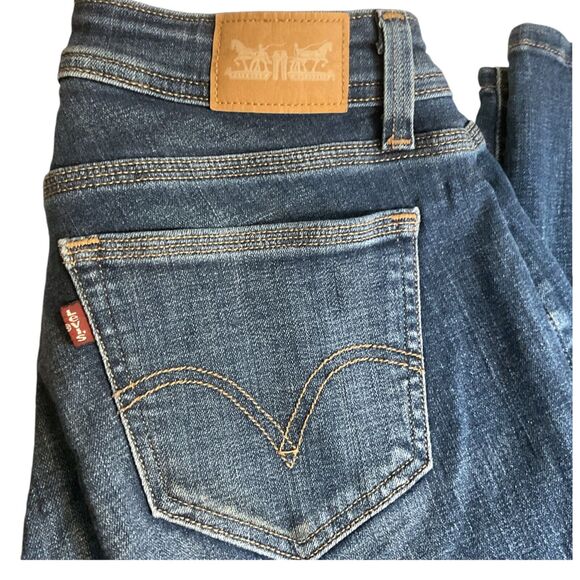 2 Pair-Levi's Jeans Women's SZ 6 529 Curvy Blue Bootcut Denim Mid Rise - Picture 11 of 15